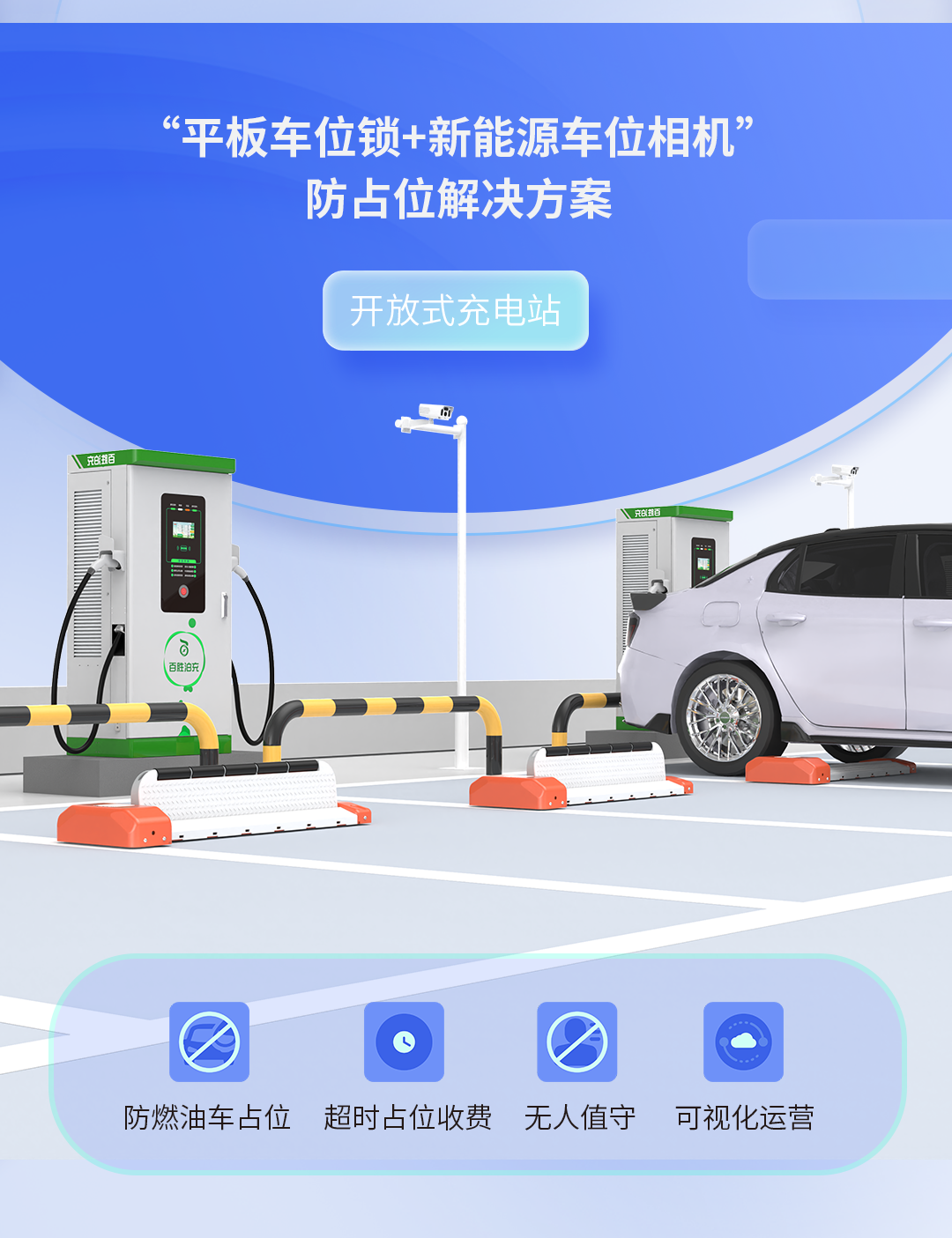 車位高周轉(zhuǎn)，營收增兩成！百勝充電站防占位解決方案助力高效運(yùn)營